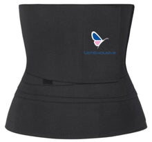 Load image into Gallery viewer, Black Waist Trainer/ Trimmer Bandage Belly Wrap Body Shaper For Women.
