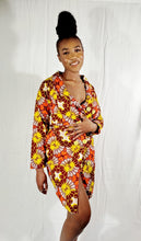 Load image into Gallery viewer, Chichi African Print Wrap Dress
